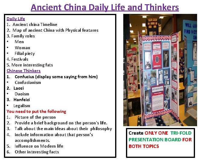 Ancient China Daily Life and Thinkers Daily Life 1. Ancient china Timeline 2. Map