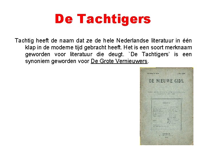 Nederlandse literatuur vr 1900 Examen Schriftelijk examen 1