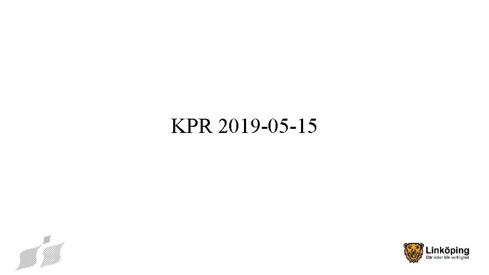 KPR 2019 -05 -15 