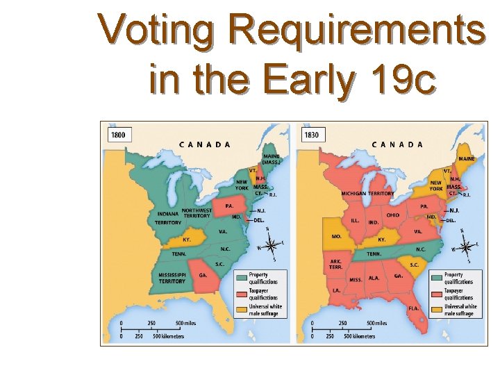 Voting Requirements in the Early 19 c 