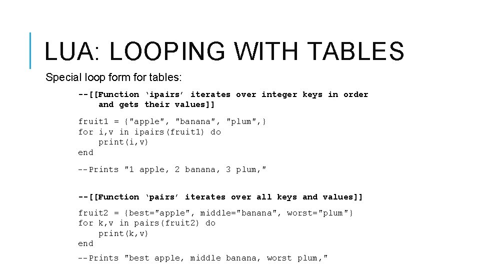 lua table insert associative array