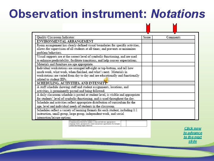 Observation Instrument for Autism Classrooms Dr Karen Berkman