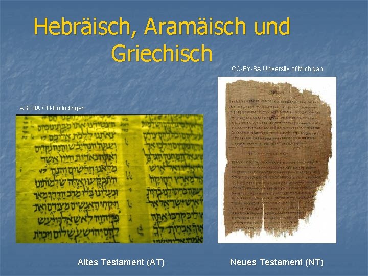 Roger Liebi Zum Aufbau Der Bibel Altes Testament