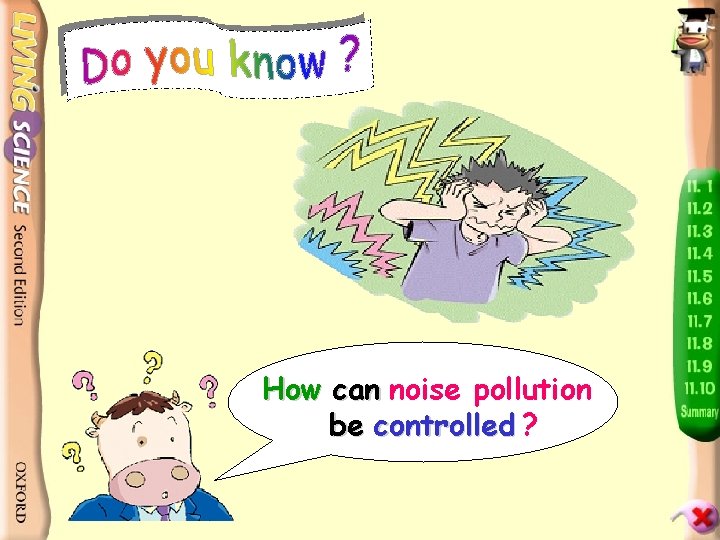 How can noise pollution be controlled ? 