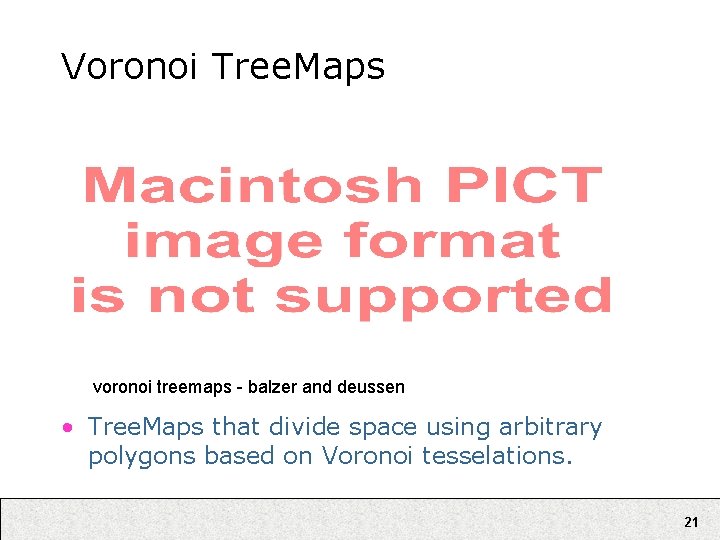 Voronoi Tree. Maps voronoi treemaps - balzer and deussen • Tree. Maps that divide