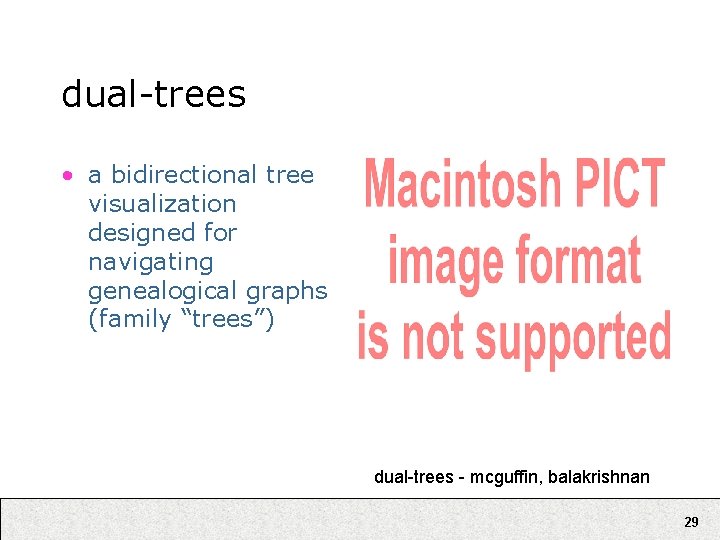 dual-trees • a bidirectional tree visualization designed for navigating genealogical graphs (family “trees”) dual-trees