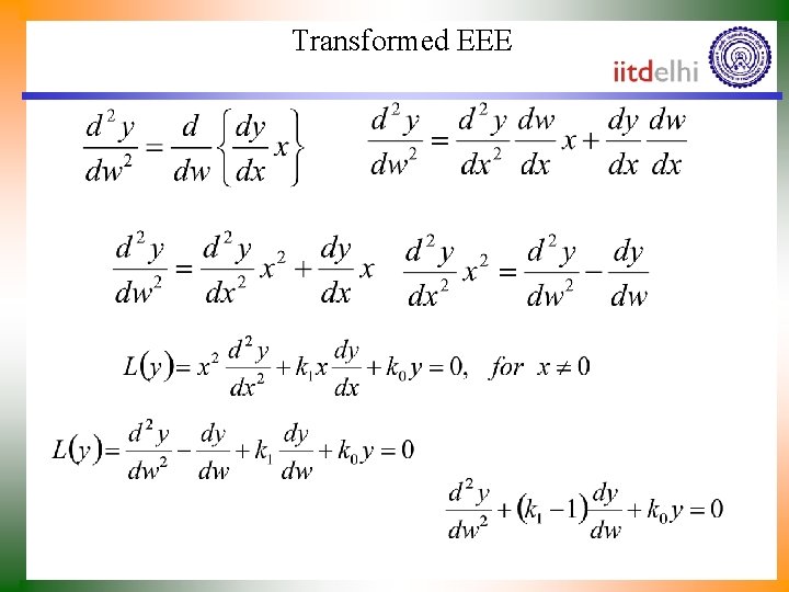 Transformed EEE 