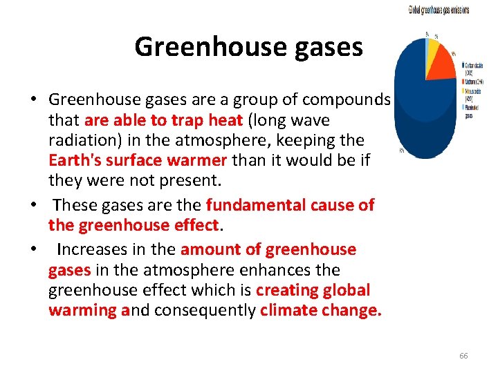 Greenhouse gases • Greenhouse gases are a group of compounds that are able to