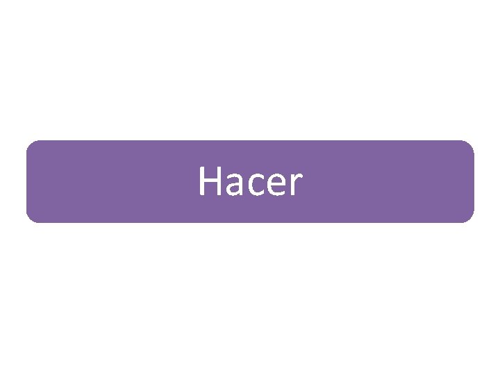 Hacer 
