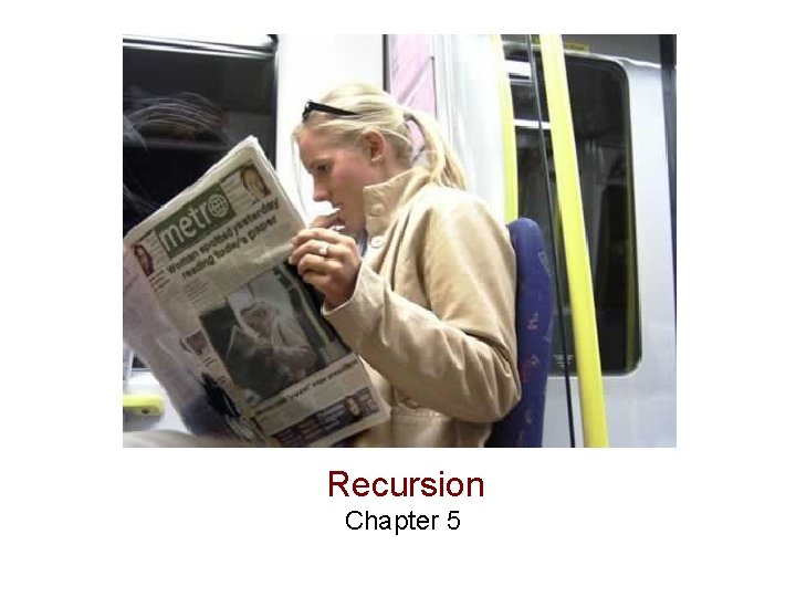 Recursion Chapter 5 