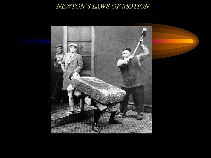 NEWTON'S LAWS OF MOTION 