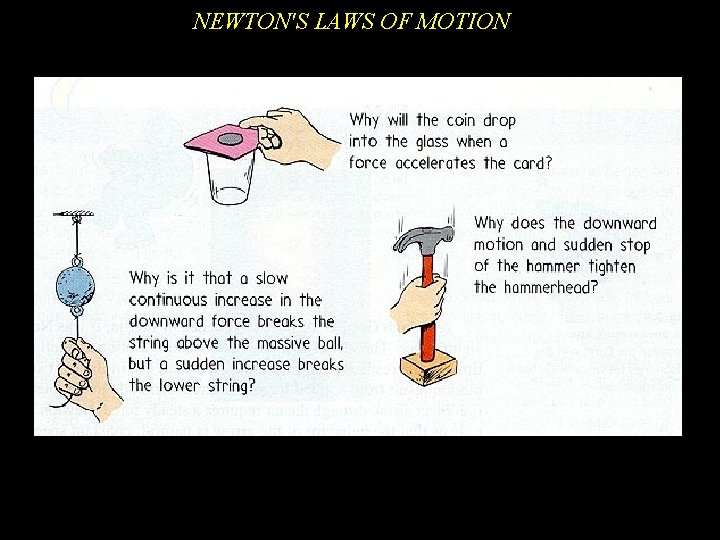 NEWTON'S LAWS OF MOTION 