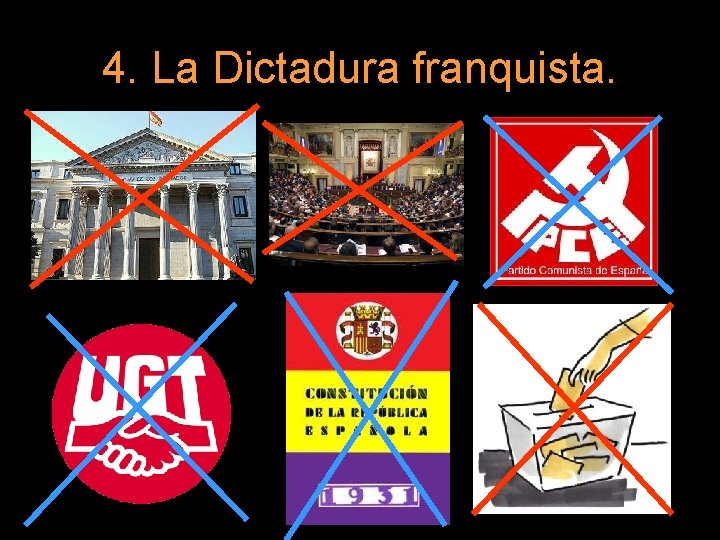 4. La Dictadura franquista. 