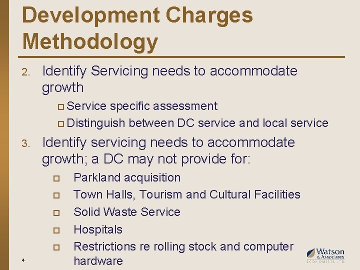 City of Ottawa 2014 Development Charges Background Study