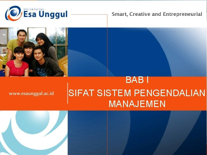 BAB I SIFAT SISTEM PENGENDALIAN MANAJEMEN 