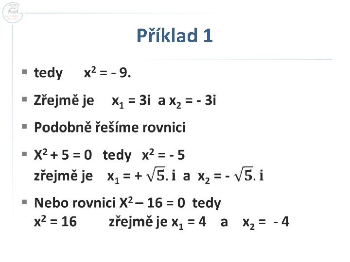 Příklad 1 § 