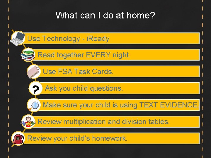 What can I do at home? Use Technology - i. Ready Read together EVERY What can I do at home? Use Technology - i. Ready Read together EVERY