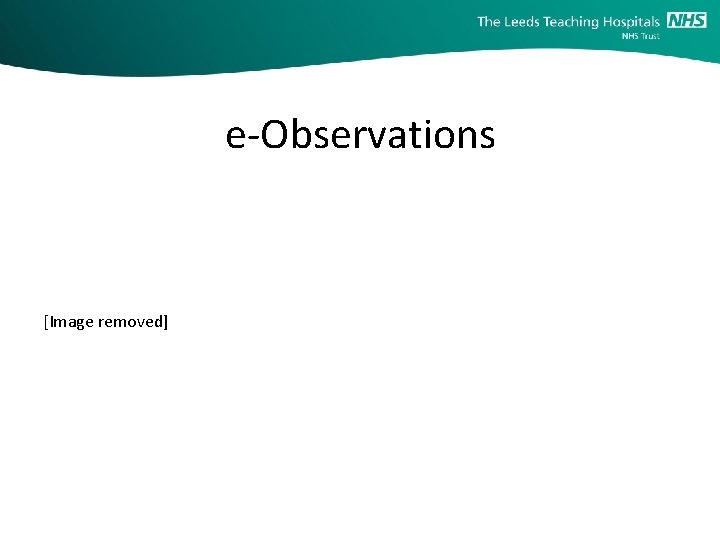 e-Observations [Image removed] 