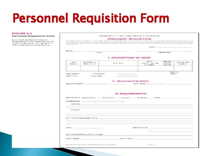 Personnel Requisition Form 