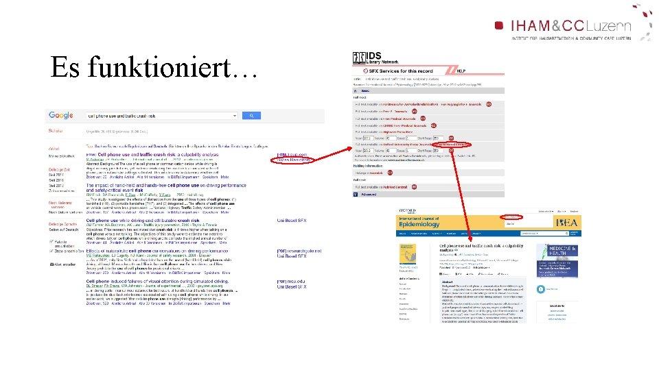 Es funktioniert… Es funktioniert…