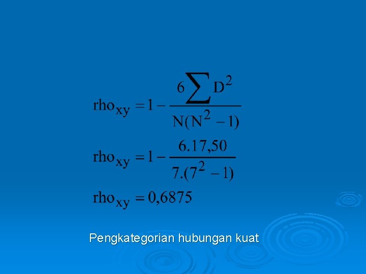 Pengkategorian hubungan kuat 