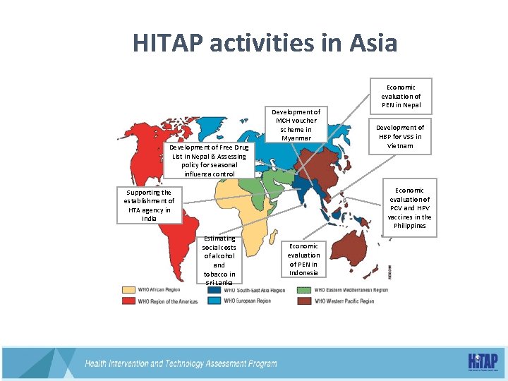 HITAP activities in Asia Development of Free Drug List in Nepal & Assessing policy