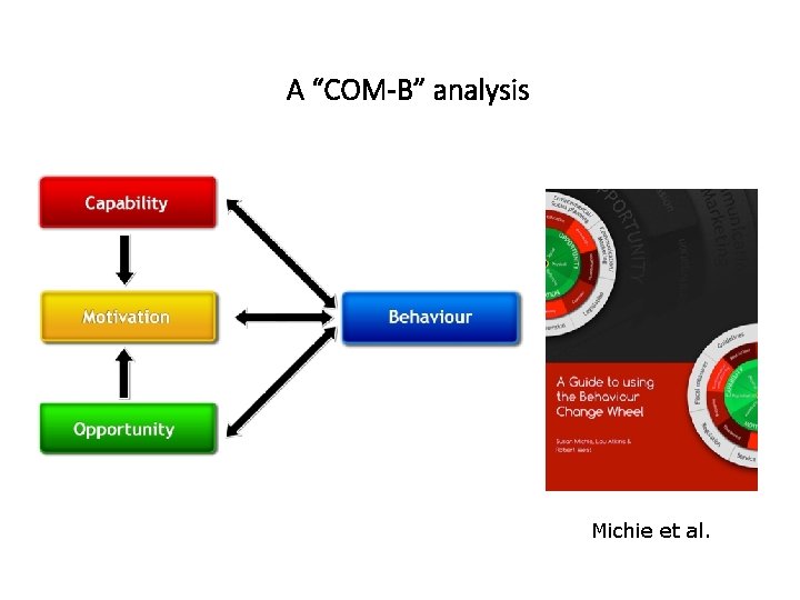 A “COM-B” analysis Michie et al. 