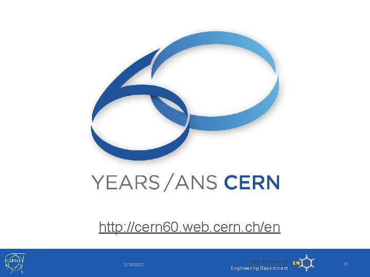 http: //cern 60. web. cern. ch/en 2/19/2021 Industrial Controls Engineering Department 13 