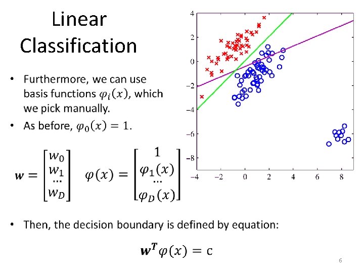 Linear Classification • 6 