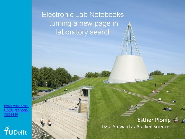 Electronic Lab Notebooks: turning a new page in laboratory search https: //doi. org/1 0.