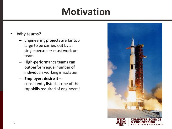 Motivation • 1 