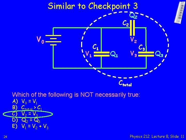 Similar to Checkpoint 3 C 2 V 0 V 1 C 1 Q 2
