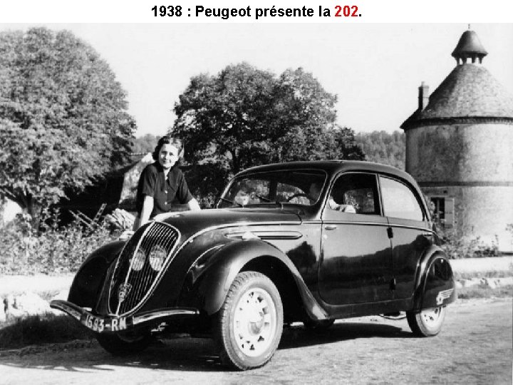 1938 : Peugeot présente la 202 
