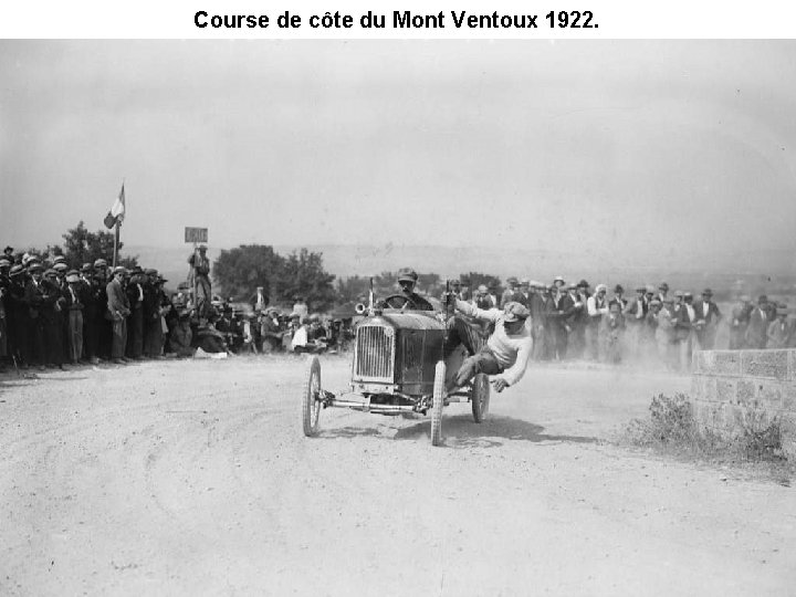 Course de côte du Mont Ventoux 1922. 
