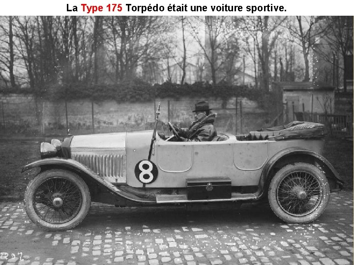 La Type 175 Torpédo était une voiture sportive. Type 175 
