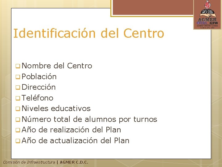 Identificación del Centro q Nombre del Centro q Población q Dirección q Teléfono q Identificación del Centro q Nombre del Centro q Población q Dirección q Teléfono q