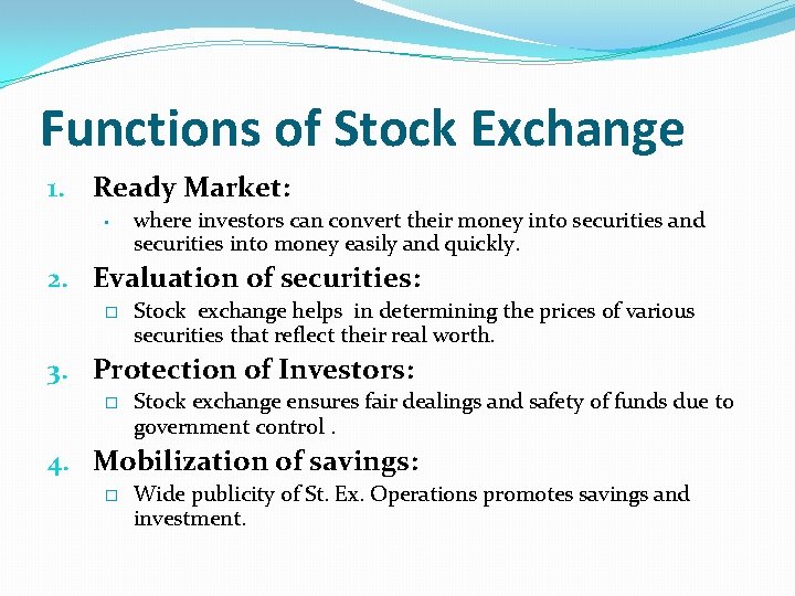 Stock Exchange Of India Dr S Ceciliya Assistant