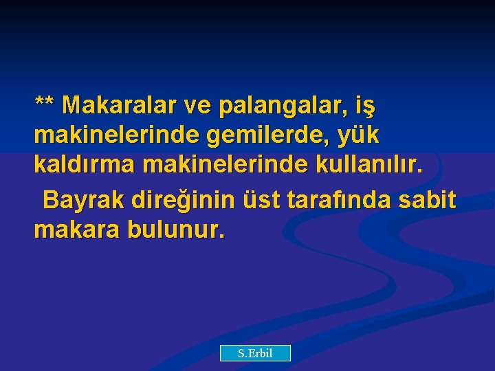 s erbil y y basit makineler yaammz kolaylatrr