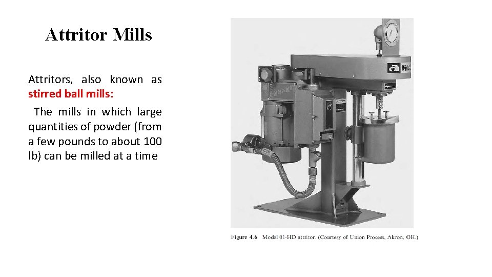 Attritor Mills Attritors, also known as stirred ball mills: The mills in which large