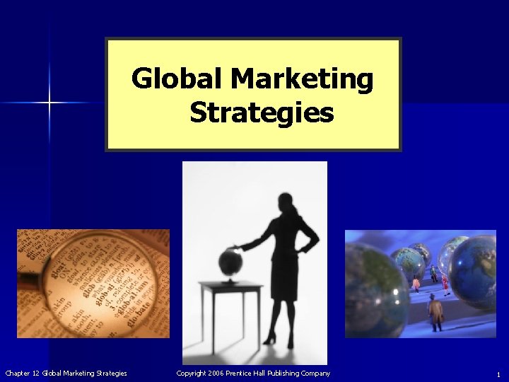 Global Marketing Strategies Chapter 12 Global Marketing Strategies Copyright 2006 Prentice Hall Publishing Company