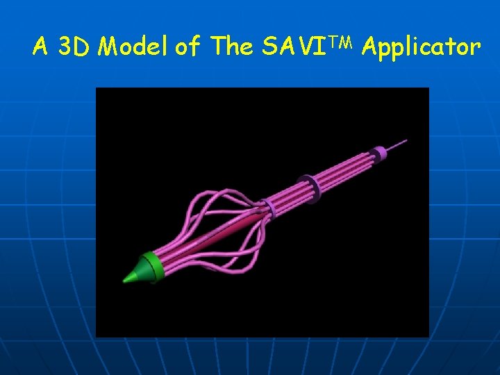 A 3 D Model of The SAVITM Applicator 