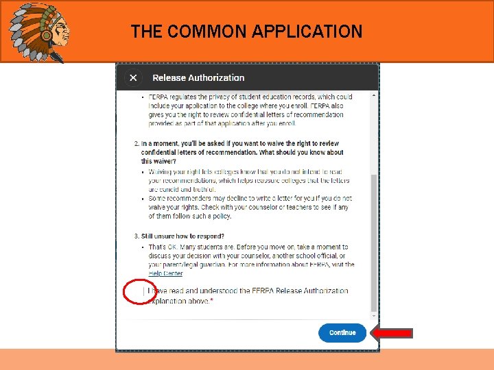 THE COMMON APPLICATION 