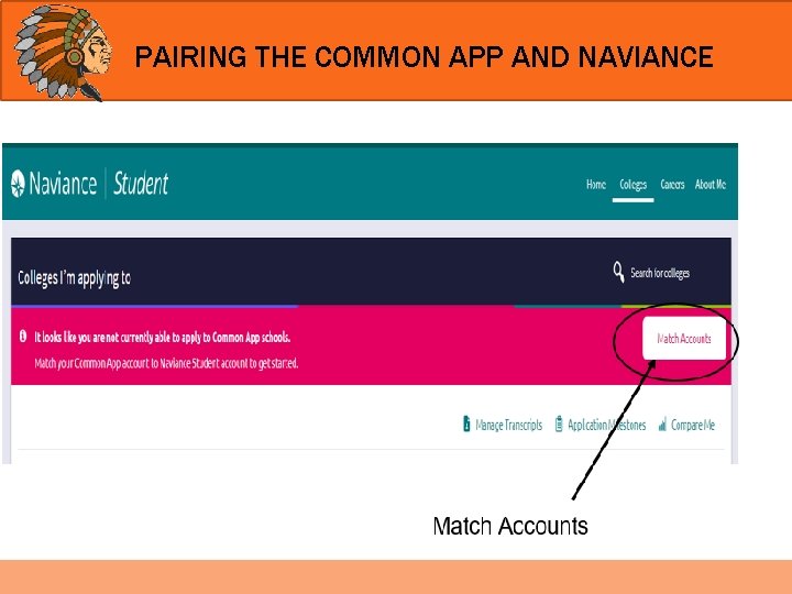 PAIRING THE COMMON APP AND NAVIANCE 