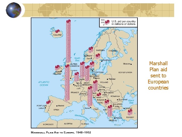 Marshall Plan aid sent to European countries Marshall Plan aid sent to European countries