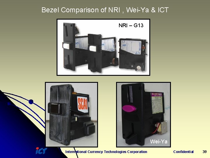 Bezel Comparison of NRI , Wei-Ya & ICT NRI – G 13 Wei-Ya International