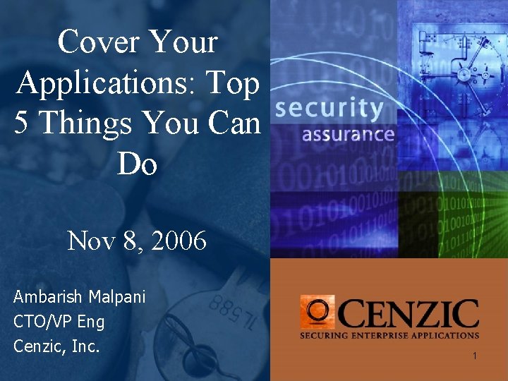 Cover Your Applications Top 5 Things You Can