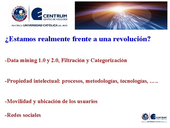 ¿Estamos realmente frente a una revolución? -Data mining 1. 0 y 2. 0, Filtración