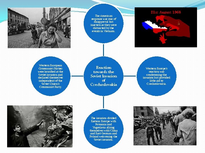 The American response was one of disapproval but inaction as they were distracted by