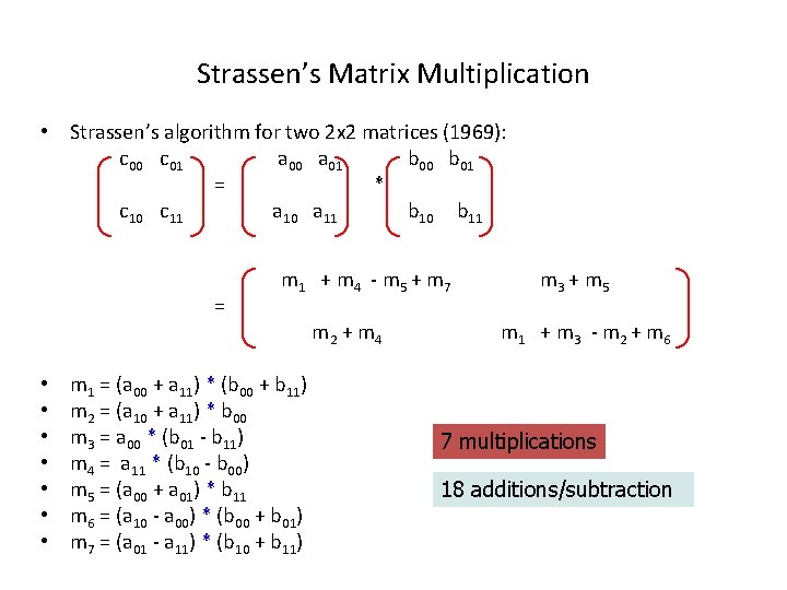 27+ Strassen&amp;#039;s Matrix Multiplication 2X2 Example Gif