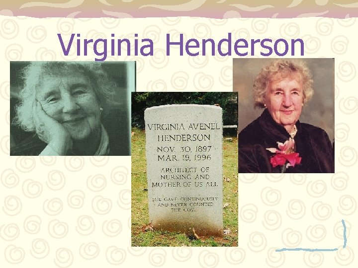 Virginia Henderson 